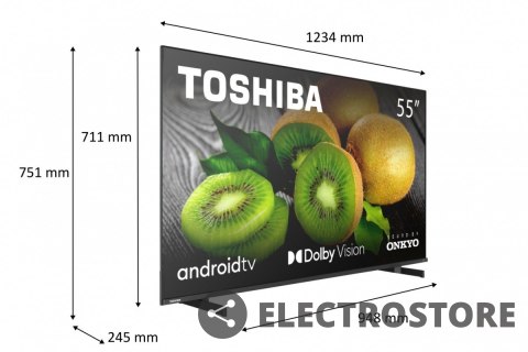 Toshiba Telewizor LED 55 cali 55UA5D63DG Toshiba Telewizor LED 55 cali 55UA5D63DG