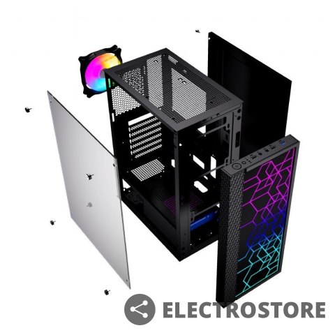 Gembird Obudowa Midi Tower Fornax 2500 RGB Gembird Obudowa Midi Tower Fornax 2500 RGB