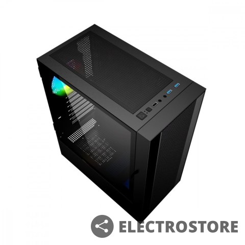 Gembird Obudowa Midi Tower Fornax 4000 ARGB czarna Gembird Obudowa Midi Tower Fornax 4000 ARGB czarna