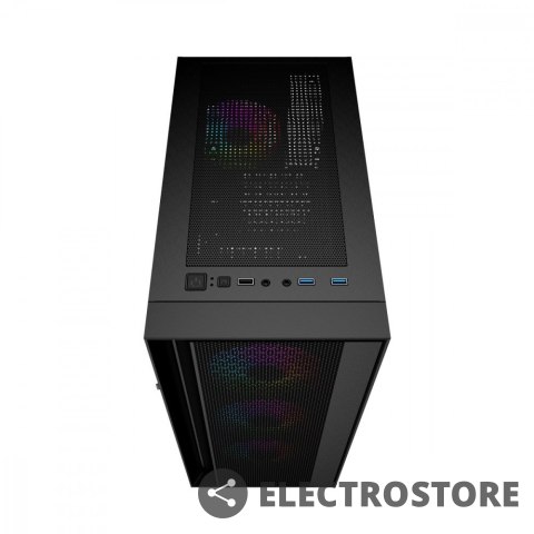 Gembird Obudowa Midi Tower Fornax 4000 ARGB czarna Gembird Obudowa Midi Tower Fornax 4000 ARGB czarna