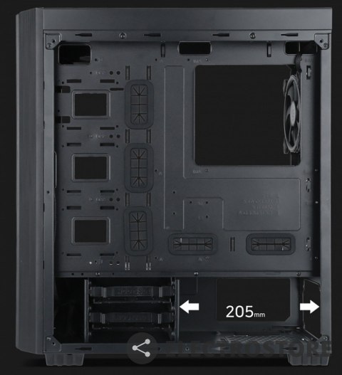 Gembird Obudowa Midi Tower Fornax K500 ATX Gembird Obudowa Midi Tower Fornax K500 ATX