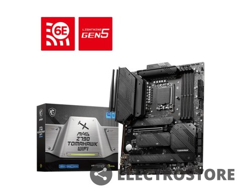 MSI Płyta główna MAG Z790 TOMAHAWK WIFI s1700 4DDR5 DP/HDMI ATX MSI Płyta główna MAG Z790 TOMAHAWK WIFI s1700 4DDR5 DP/HDMI ATX