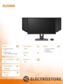 ZOWIE Monitor 24.5 cali XL2566K LED 360Hz/FullHD/HDMI/GAMING
