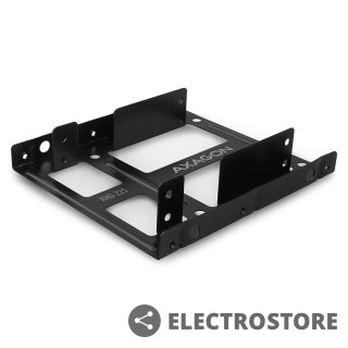 AXAGON RHD-225 Ramka metalowa do montażu 2 x 2.5" w pozycji 3.5" Czarna