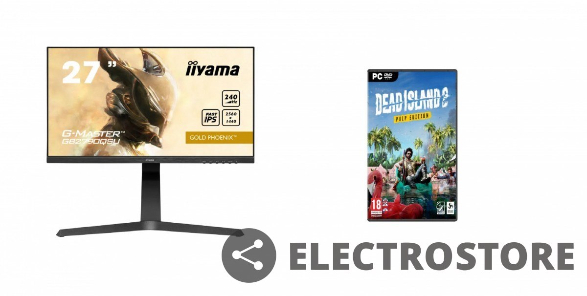 IIYAMA Monitor 27 cali GB2790QSU-B1 + Gra Dead Island 2 PC
