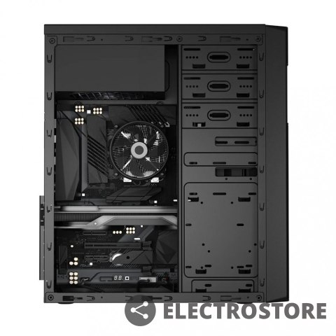 Logic Concept Obudowa komputerowa Midi Tower bez zasilacza L2 2xUSB, czarna Logic Concept Obudowa komputerowa Midi Tower bez zasilacza L2 2xUSB, czarna