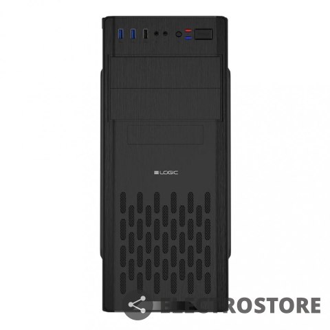 Logic Concept Obudowa komputerowa Midi Tower bez zasilacza L2 2xUSB, czarna Logic Concept Obudowa komputerowa Midi Tower bez zasilacza L2 2xUSB, czarna