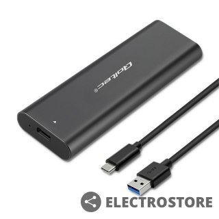 Qoltec Obudowa | kieszeń do dysków M.2 SSD | NVME | PCI-E | USB typ C