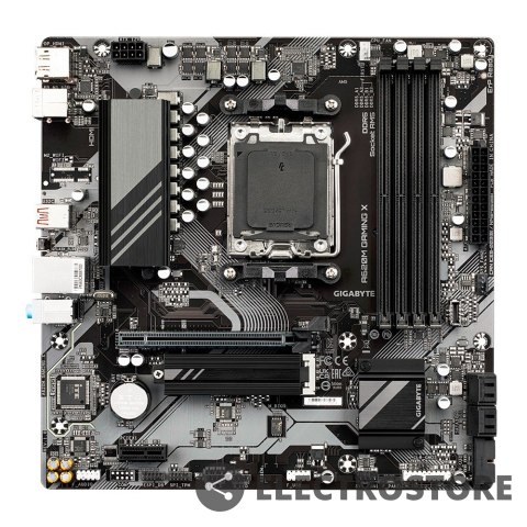 Gigabyte Płyta główna A620M GAMING X AM5 4DDR5 HDMI/DP M.2 mATX Gigabyte Płyta główna A620M GAMING X AM5 4DDR5 HDMI/DP M.2 mATX