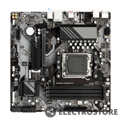 Gigabyte Płyta główna A620M GAMING X AM5 4DDR5 HDMI/DP M.2 mATX Gigabyte Płyta główna A620M GAMING X AM5 4DDR5 HDMI/DP M.2 mATX