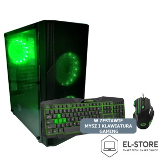 Komputer Pricemax RX6 - AMD Ryzen 5 PRO 3600 | 16GB |Dyski Twarde: SSD 256GB + 1TB(1000GB) |GeForce RTX3050 8192MB|GAMING GREEN