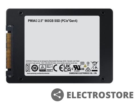 Samsung Dysk SSD PM9A3 U.2DCT 1920GB MZQL21T9HCJR-00W07 NVMe Samsung Dysk SSD PM9A3 U.2DCT 1920GB MZQL21T9HCJR-00W07 NVMe