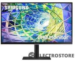 Samsung Monitor 27 cali ViewFinity S8 IPS 3840x2160 UHD 16:9 1xHDMI 1xUSB-C (90W) 1xDP 3xUSB 3.0 5ms HAS+PIVOT płaski 3 lata on-site (LS