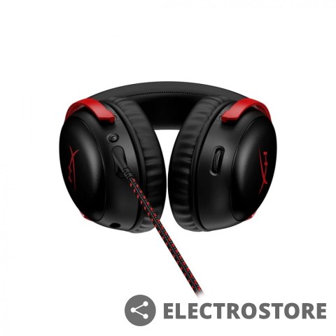 HyperX Zestaw słuchawkowy Cloud III czarno-czerwony HyperX Zestaw słuchawkowy Cloud III czarno-czerwony