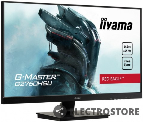IIYAMA Monitor G-Master 27 cali G2760HSU-B3 TN,165Hz,0.5ms,400cd/m2,HDMI,DP,USB IIYAMA Monitor G-Master 27 cali G2760HSU-B3 TN,165Hz,0.5ms,400cd/m2,HDMI,DP,USB