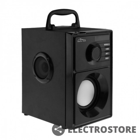 Media-Tech Głośnik BOOMBOX SILVER MT3179 Bluetooth 5.1+EDR/FM/MP3/MicroSD/USB/AUS/Pilot/USB-C/LED/RMS 15W/PMPO 600W Media-Tech Głośnik BOOMBOX SILVER MT3179 Bluetooth 5.1+EDR/FM/MP3/MicroSD/USB/AUS/Pilot/USB-C/LED/RMS 15W/PMPO 600W