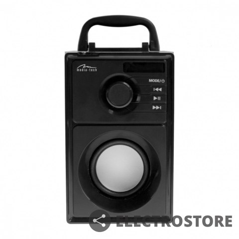 Media-Tech Głośnik BOOMBOX SILVER MT3179 Bluetooth 5.1+EDR/FM/MP3/MicroSD/USB/AUS/Pilot/USB-C/LED/RMS 15W/PMPO 600W Media-Tech Głośnik BOOMBOX SILVER MT3179 Bluetooth 5.1+EDR/FM/MP3/MicroSD/USB/AUS/Pilot/USB-C/LED/RMS 15W/PMPO 600W
