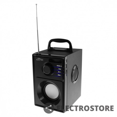 Media-Tech Głośnik BOOMBOX SILVER MT3179 Bluetooth 5.1+EDR/FM/MP3/MicroSD/USB/AUS/Pilot/USB-C/LED/RMS 15W/PMPO 600W Media-Tech Głośnik BOOMBOX SILVER MT3179 Bluetooth 5.1+EDR/FM/MP3/MicroSD/USB/AUS/Pilot/USB-C/LED/RMS 15W/PMPO 600W