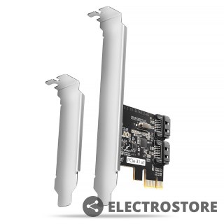 AXAGON PCES-SJ2 Kontroler PCIe 2x wewnętrzny port SATA 6G, chipset JMB582 SP & LP