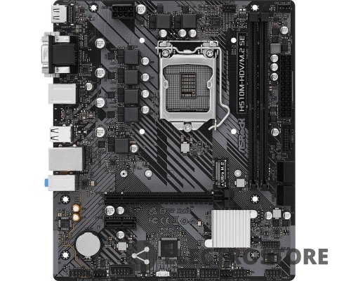 ASRock Płyta główna H510M-HDV/M.2 SE s1200 2DDR4 HDMI/DVI mATX ASRock Płyta główna H510M-HDV/M.2 SE s1200 2DDR4 HDMI/DVI mATX