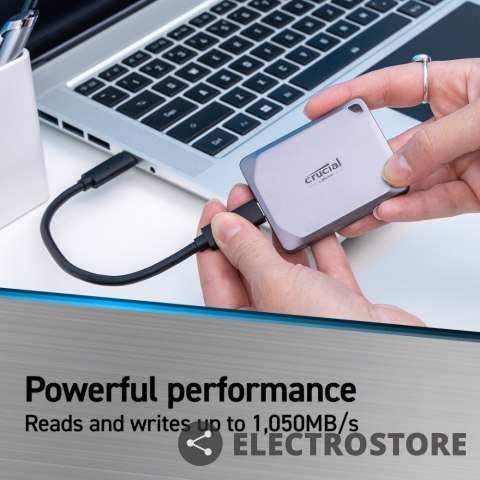 Crucial Dysk SSD X9 Pro 4TB USB-C 3.2 Gen2 Crucial Dysk SSD X9 Pro 4TB USB-C 3.2 Gen2