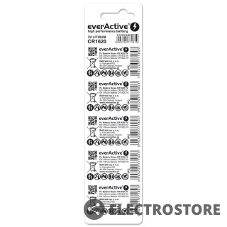 EverActive Baterie litowe mini CR1620 blister 5 sztuk