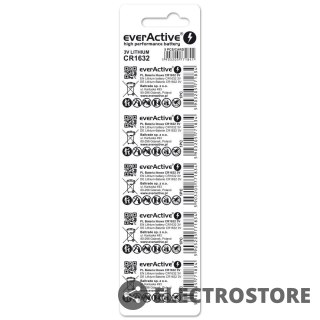 EverActive Baterie litowe mini CR1632 blister 5 sztuk