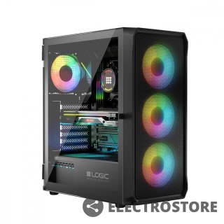 Logic Concept Obudowa Komputerowa Logic Portos ARGB Midi USB 3.0 Czarna