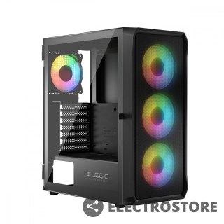 Logic Concept Obudowa Komputerowa Logic Portos ARGB Midi USB 3.0 Czarna