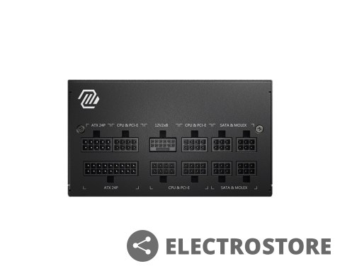 MSI Zasilacz MAG A850GL PCIE5 850W 80PLUS GOLD F.MODULAR MSI Zasilacz MAG A850GL PCIE5 850W 80PLUS GOLD F.MODULAR
