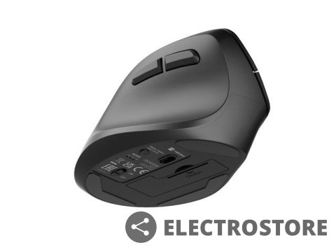 Natec Mysz bezprzewodowa wertykalna Crake 2 2400 DPI Bluetooth 5.2 + 2.4GHz dla leworęcznych Czarna Natec Mysz bezprzewodowa wertykalna Crake 2 2400 DPI Bluetooth 5.2 + 2.4GHz dla leworęcznych Czarna