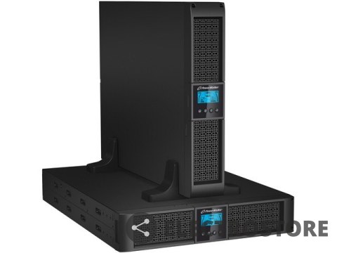 PowerWalker Zasilacz awaryjny on-line 3000VA 8X IEC + 1x IEC/C19OUT, USB/232, LCD, RACK 19/tower PowerWalker Zasilacz awaryjny on-line 3000VA 8X IEC + 1x IEC/C19OUT, USB/232, LCD, RACK 19/tower
