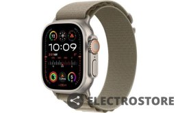 Apple Watch Ultra 2 GPS + Cellular, 49mm Koperta z tytanu z opaską Alpine w kolorze moro - M