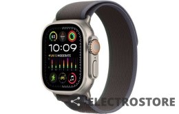 Apple Watch Ultra 2 GPS + Cellular, 49mm Koperta z tytanu z opaską Trail w kolorze niebieskim/czarnym - M/L