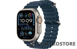 Apple Watch Ultra 2 GPS + Cellular, 49mm Koperta z tytanu z paskiem Ocean w kolorze niebieskim