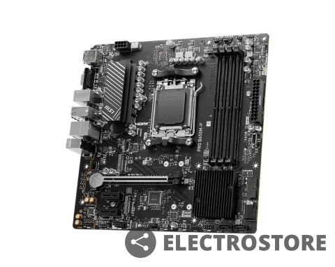 MSI Płyta główna PRO B650M-P AM5 4DDR5 HDMI/DP mATX MSI Płyta główna PRO B650M-P AM5 4DDR5 HDMI/DP mATX