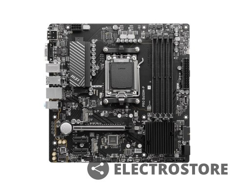 MSI Płyta główna PRO B650M-P AM5 4DDR5 HDMI/DP mATX MSI Płyta główna PRO B650M-P AM5 4DDR5 HDMI/DP mATX