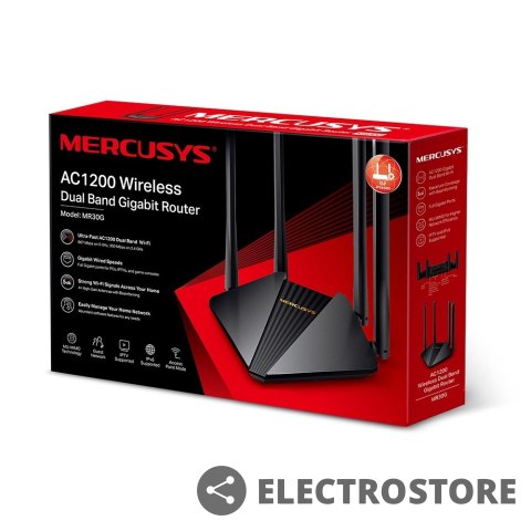 TP-LINK Router Mercusys MR30G AC1200 1WAN 2LAN