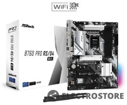 ASRock Płyta główna B760 Pro RS/D4 WIFI s1700 4DDR4 DP/HDMI ATX