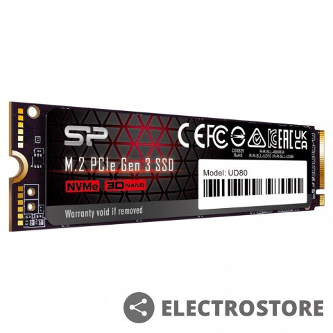 Silicon Power Dysk SSD UD80 250GB PCIe M.2 2280 Gen 3x4 3100/1100 MB/s Silicon Power Dysk SSD UD80 250GB PCIe M.2 2280 Gen 3x4 3100/1100 MB/s