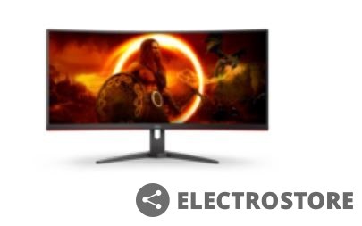 AOC Monitor 34 cale CU34G2XE 34 cale VA Zakrzywiony 144Hz HDMI DP