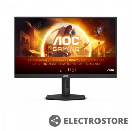 AOC Monitor Q27G4X 27 cali IPS 180Hz HDMIx2 DP Pivot