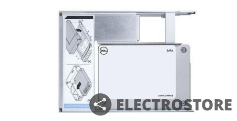 Dell Dysk 480GB SSD SATA Read Intensive ISE 6Gbps 512e 2.5in w/3.5in Brkt Cabled, CUS Kit