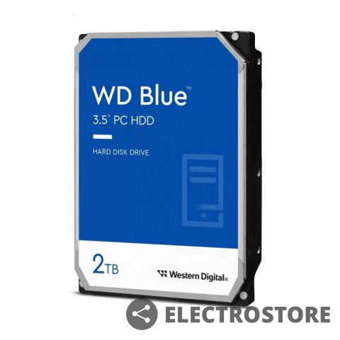 Western Digital Dysk twardy WD Blue 2TB 3,5 256MB SATAIII 5400 RPM