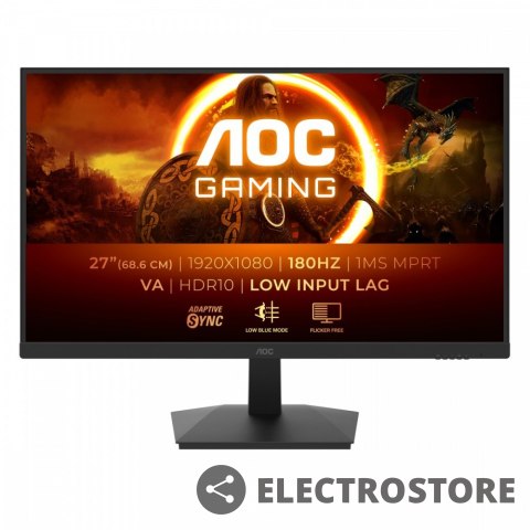 AOC Monitor 27G15N2 27 cali Fast VA 180Hz HDMI DP