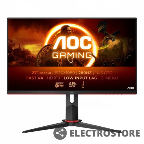 AOC Monitor 27G2ZN3 27 cali Fast VA 280Hz HDMIx2 DP Pivot