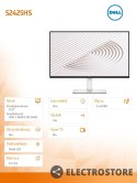 Dell Monitor 23.8 cala S2425HS IPS LED 100Hz Full HD (1920x1080)/16:9/2xHDMI/Speakers/fully adjustable stand/3Y