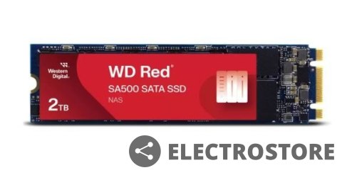 Western Digital Dysk SSD Red SSD 2TB M.2 2280 SA 500 WDS200T1R0B