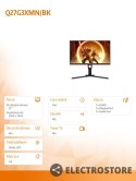 AOC Monitor Q27G3XMN 27 cali VA 180Hz HDMI DP Pivot