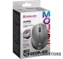 Defender Mysz bezprzewodowa silent click AURIS MB-027 800/1200/1600DPI szara